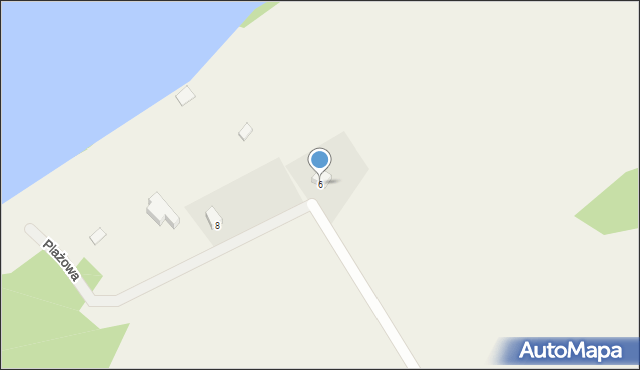 Rudzienice, Plażowa, 6, mapa Rudzienice