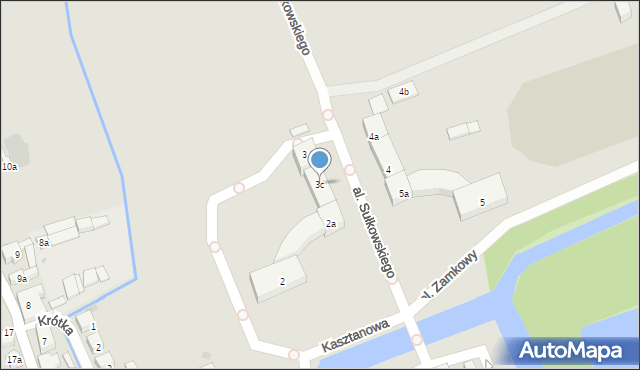 Rydzyna, Plac Zamkowy, 3c, mapa Rydzyna