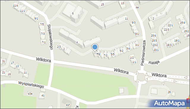 Rzeszów, Pleśniarowicza Jerzego, 7/5, mapa Rzeszów