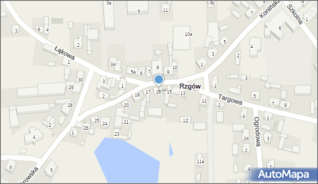 Rzgów, Plac Stuczyńskich, 16, mapa Rzgów