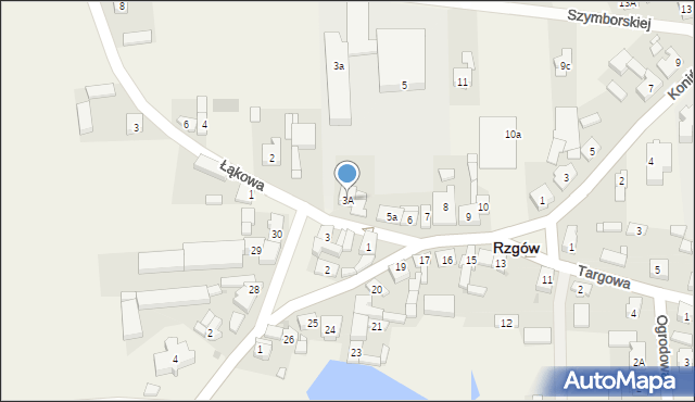 Rzgów, Plac Stuczyńskich, 3A, mapa Rzgów