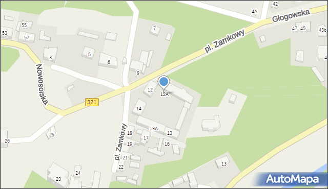 Siedlisko, Plac Zamkowy, 12A, mapa Siedlisko