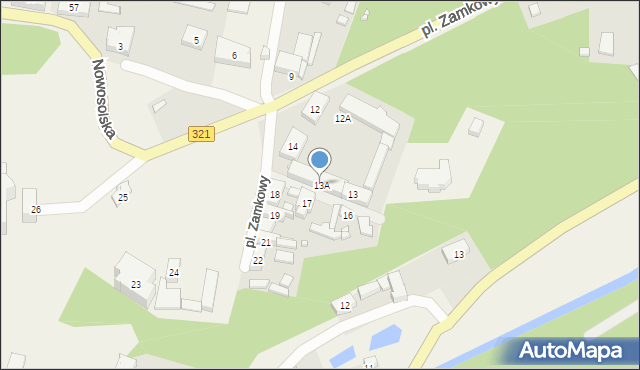 Siedlisko, Plac Zamkowy, 13A, mapa Siedlisko