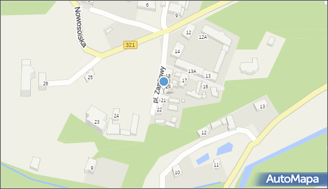 Siedlisko, Plac Zamkowy, 20, mapa Siedlisko