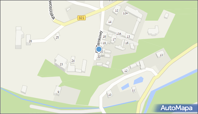 Siedlisko, Plac Zamkowy, 22, mapa Siedlisko