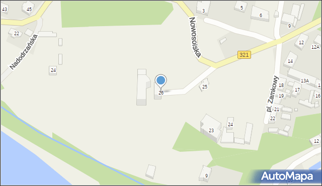 Siedlisko, Plac Zamkowy, 26, mapa Siedlisko