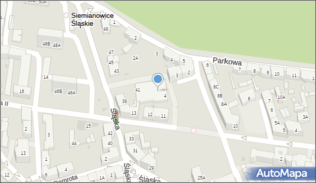 Siemianowice Śląskie, Plac Wolności, 30, mapa Siemianowice Śląskie