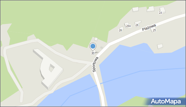 Siemiatycze, Plażowa, 30, mapa Siemiatycze