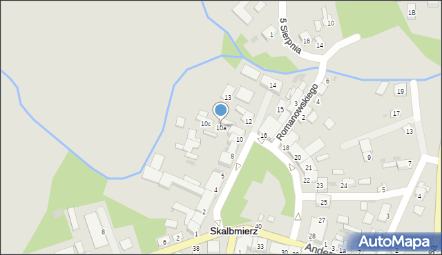 Skalbmierz, Plac Skłodowskiej-Curie Marii, 10a, mapa Skalbmierz