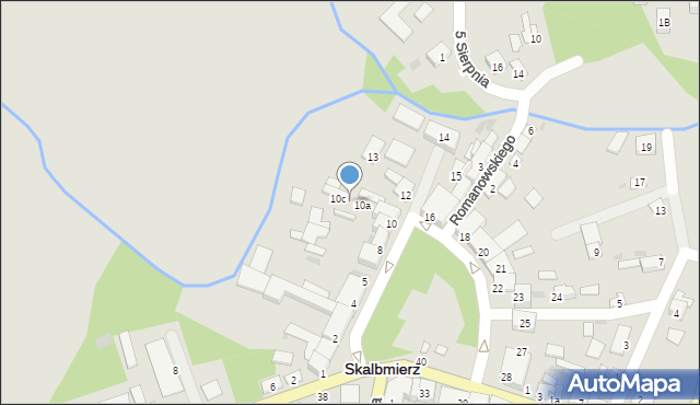 Skalbmierz, Plac Skłodowskiej-Curie Marii, 10b, mapa Skalbmierz