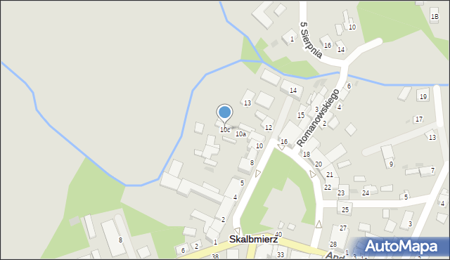 Skalbmierz, Plac Skłodowskiej-Curie Marii, 10c, mapa Skalbmierz