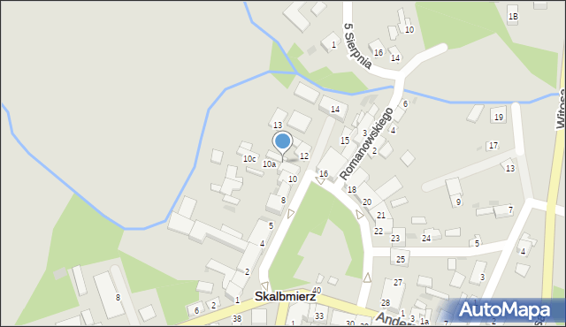 Skalbmierz, Plac Skłodowskiej-Curie Marii, 11, mapa Skalbmierz