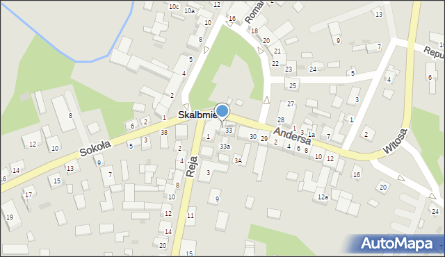 Skalbmierz, Plac Skłodowskiej-Curie Marii, 35, mapa Skalbmierz