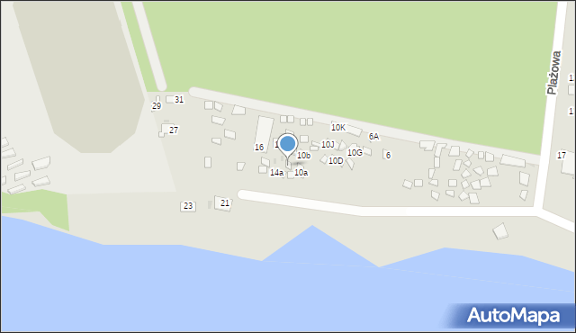 Skępe, Plażowa, 14D, mapa Skępe