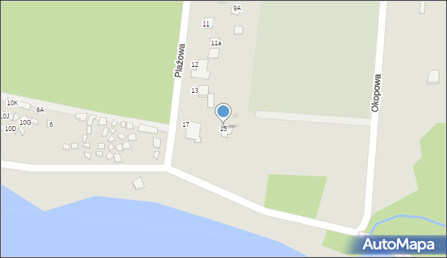 Skępe, Plażowa, 15, mapa Skępe