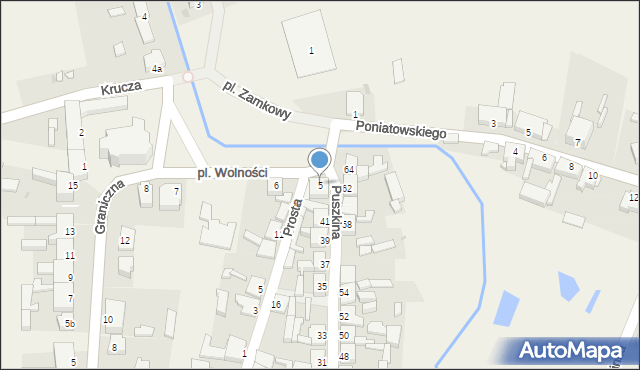 Słońsk, Plac Wolności, 5, mapa Słońsk