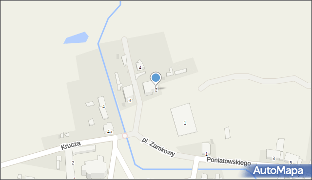 Słońsk, Plac Zamkowy, 2, mapa Słońsk