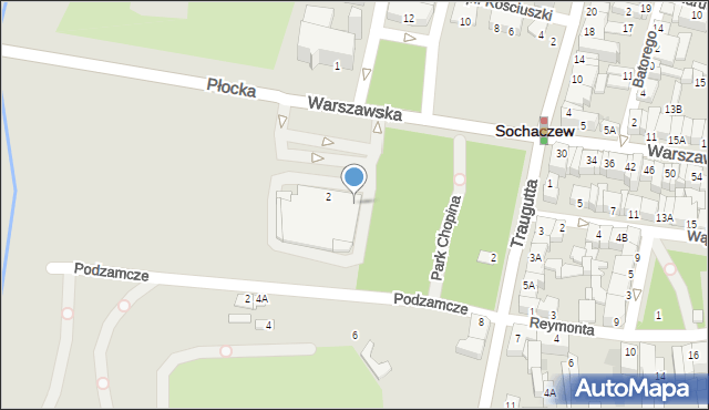 Sochaczew, Plac Kościuszki Tadeusza, gen., 5, mapa Sochaczew