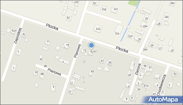 Sochaczew, Płocka, 71, mapa Sochaczew