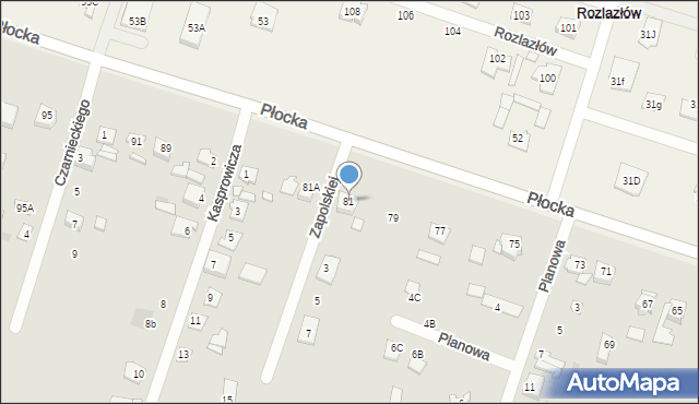 Sochaczew, Płocka, 81, mapa Sochaczew