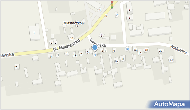 Sokolniki, Plac Miasteczko, 3, mapa Sokolniki