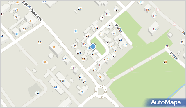 Sopot, Plac Rybaków, 17, mapa Sopotu