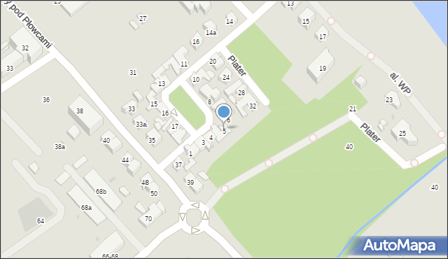 Sopot, Plac Rybaków, 5, mapa Sopotu