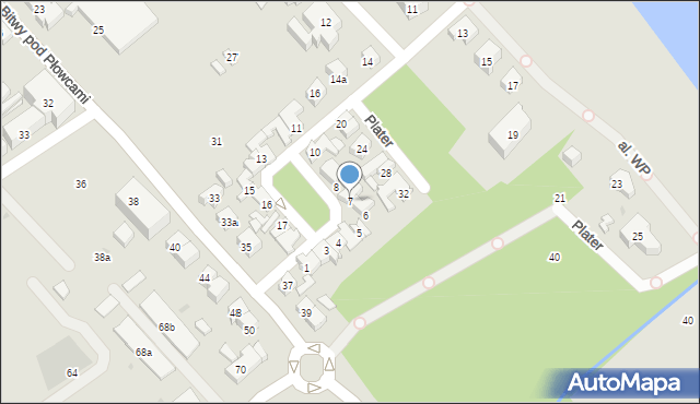 Sopot, Plac Rybaków, 7, mapa Sopotu