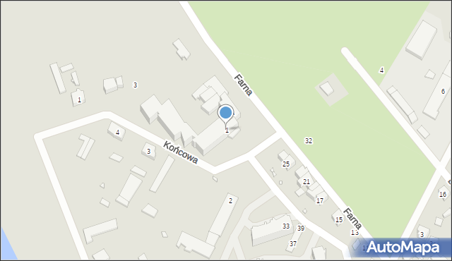 Śrem, Plac Straży Pożarnej, 1, mapa Śrem