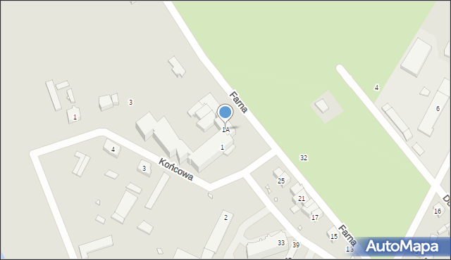 Śrem, Plac Straży Pożarnej, 1A, mapa Śrem