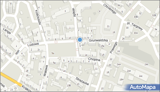 Strzelce Opolskie, Plac Żeromskiego Stefana, 1, mapa Strzelce Opolskie