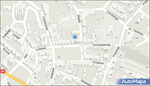 Strzelce Opolskie, Plac Żeromskiego Stefana, 10, mapa Strzelce Opolskie