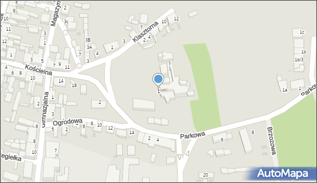 Strzelno, Plac Świętego Wojciecha, 1, mapa Strzelno