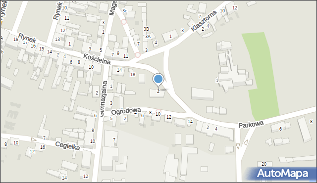 Strzelno, Plac Świętego Wojciecha, 2, mapa Strzelno
