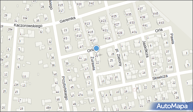 Swarzędz, Plac Zielony, 21, mapa Swarzędz