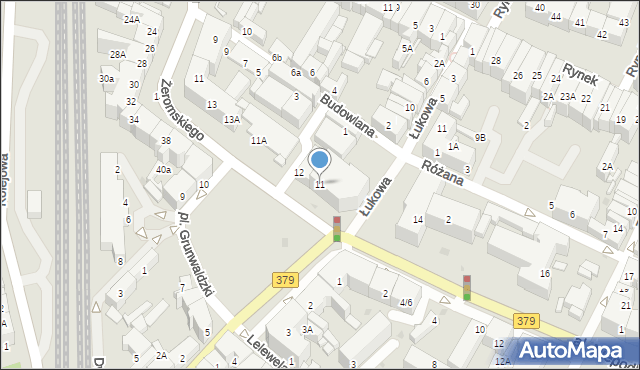 Świdnica, Plac Grunwaldzki, 11, mapa Świdnicy