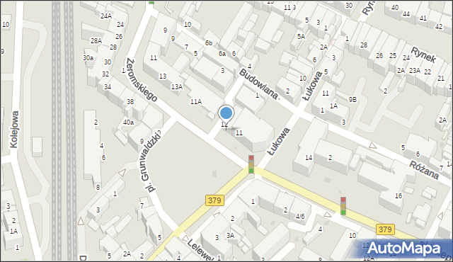 Świdnica, Plac Grunwaldzki, 13, mapa Świdnicy