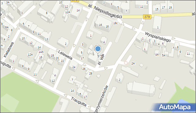 Świdnica, Plac Wojska Polskiego, 3, mapa Świdnicy