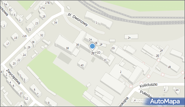 Świebodzice, Plac Dworcowy, 2E, mapa Świebodzice