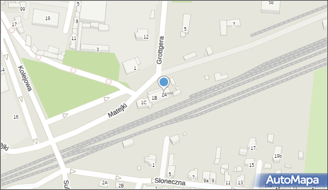 Świebodzin, Plac Dworcowy, 1A, mapa Świebodzin