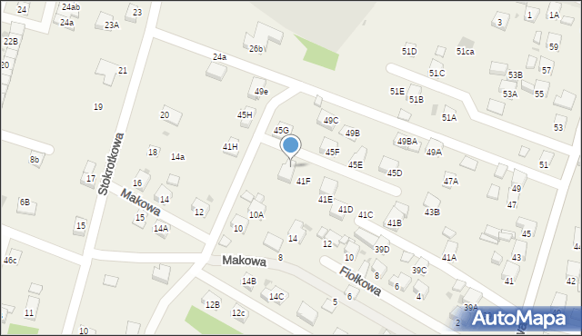 Świerklany, Plebiscytowa, 41g, mapa Świerklany