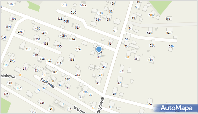 Świerklany, Plebiscytowa, 47, mapa Świerklany