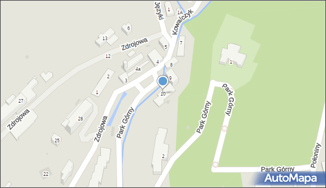 Szczawnica, Plac Dietla, 10, mapa Szczawnica