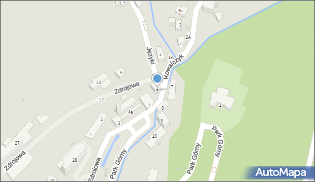 Szczawnica, Plac Dietla, 5, mapa Szczawnica