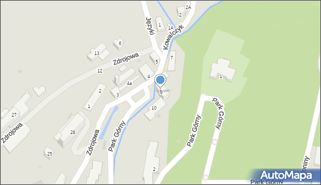 Szczawnica, Plac Dietla, 9, mapa Szczawnica