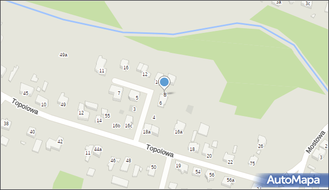 Szczecin, Płońska, 8, mapa Szczecina