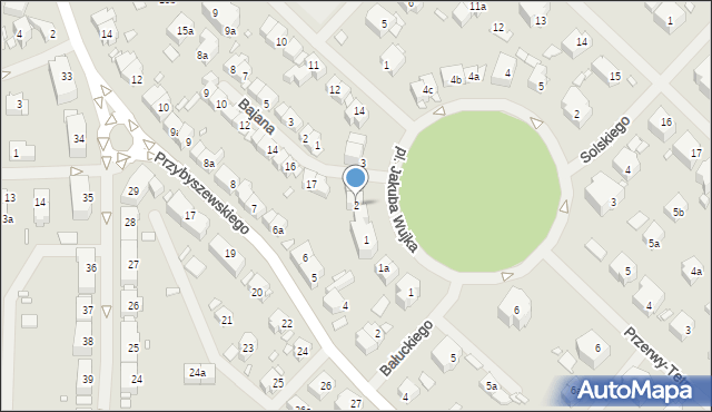 Szczecin, Plac o. Jakuba Wujka, 2, mapa Szczecina