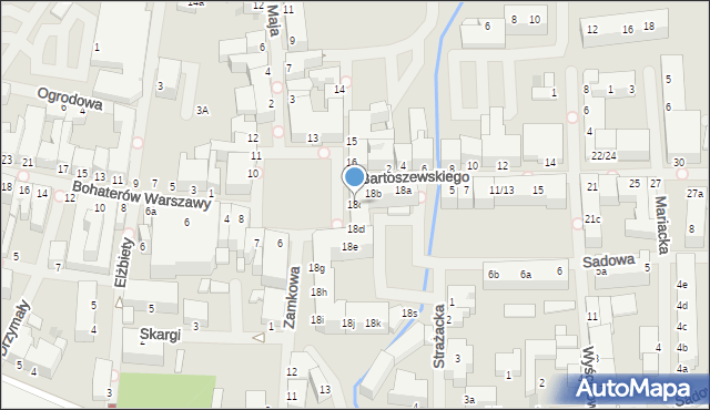 Szczecinek, Plac Wolności, 18c, mapa Szczecinek