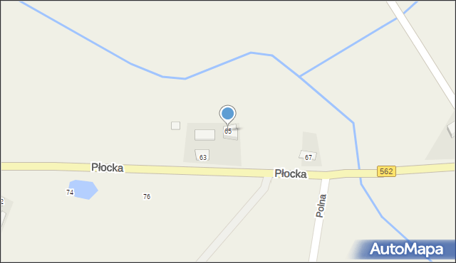 Szpetal Górny, Płocka, 65, mapa Szpetal Górny