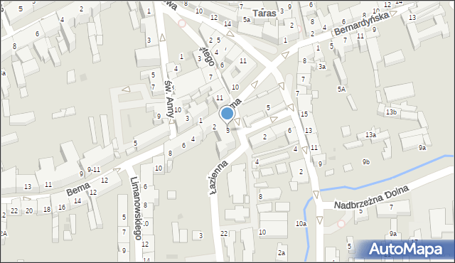Tarnów, Plac Bema Józefa, gen., 3, mapa Tarnów